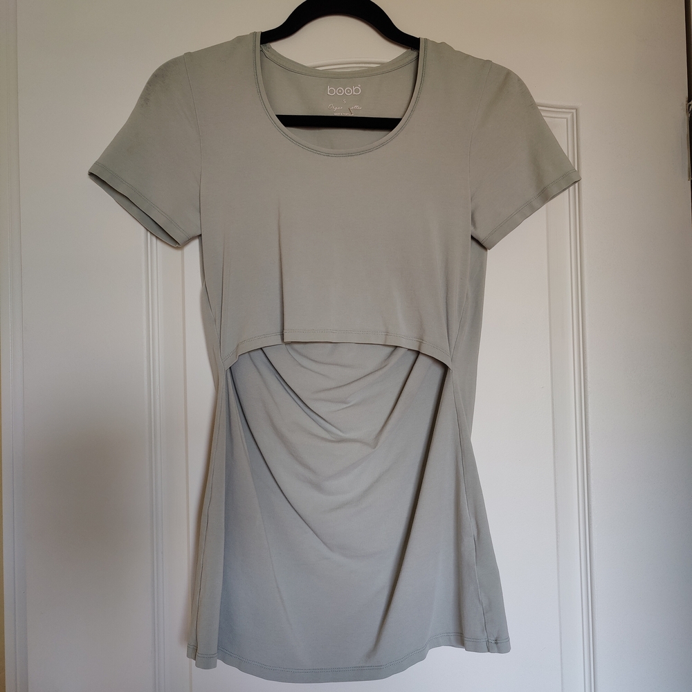Boob Design Green Breastfeeding Top